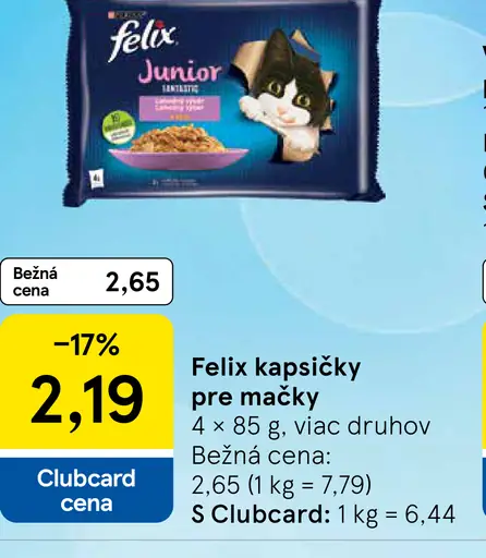 Felix kapsičky pre mačky