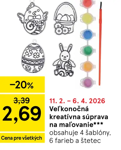 Veľkonočná kreatívna súprava na maľovanie
