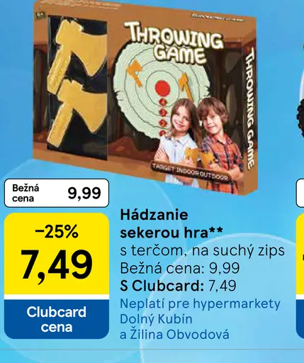 Hádzanie sekerou hra