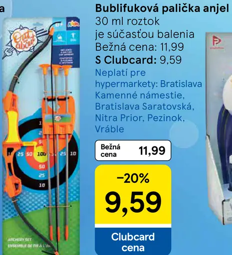 Bublifuková palička anjel