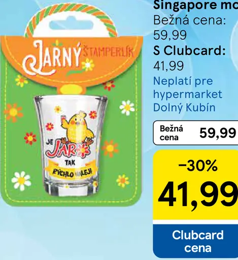 Pohárik na panáka s humornou potlačou