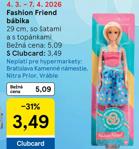 Fashion Friend bábika