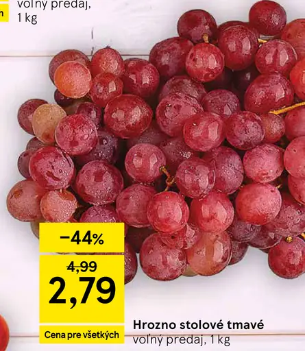 Hrozno stolové tmavé