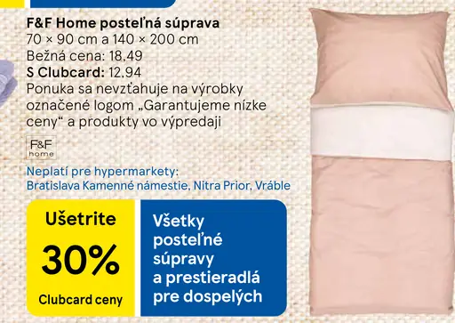 F&F Home posteľná súprava pre dospelých
