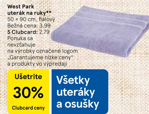 West Park uterák na ruky