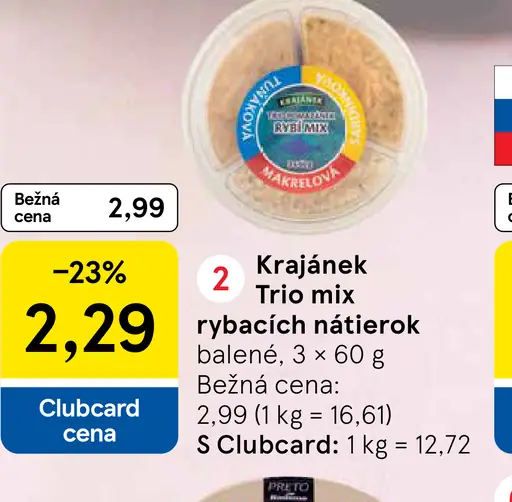 Krajánek Trio mix rybacích nátierok