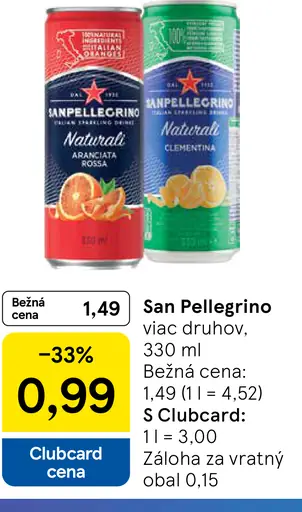 San Pellegrino ovocný nápoj