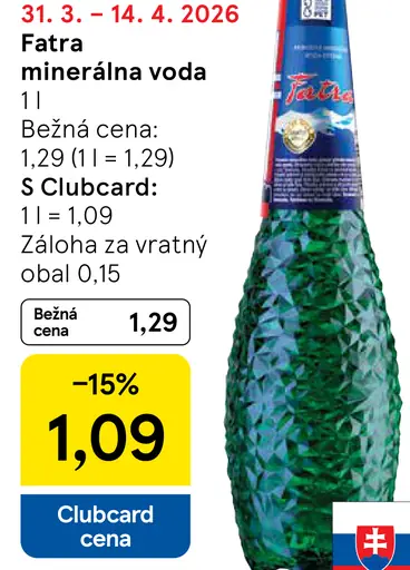 Fatra minerálna voda