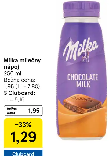 Milka mliečny nápoj chocolate milk