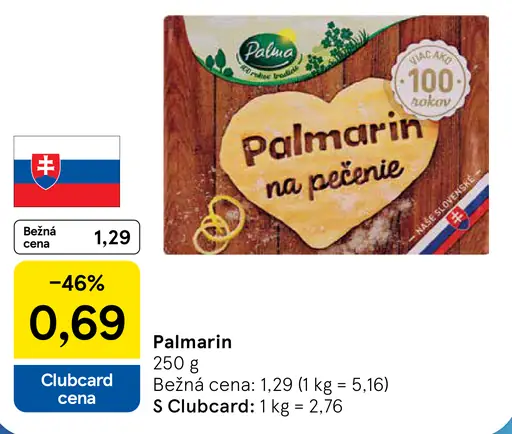 Palmarin na pečenie