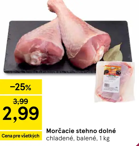 Morkacie stehno dolné chladené, balené