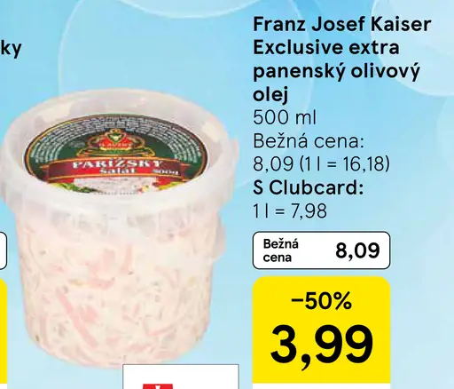 Franz Josef Kaiser Exclusive Extra panenský olivový olej