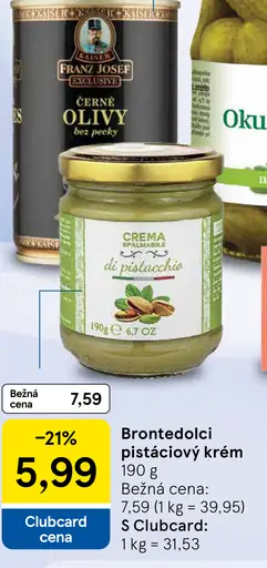 Brontedolci pistáciový krém