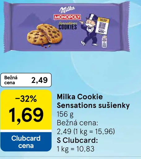 Milka Cookie Sensations sušienky