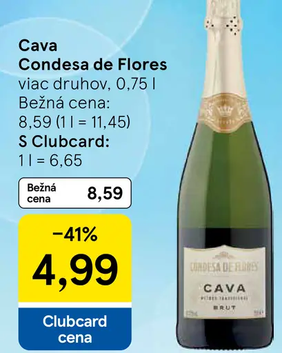 Cava Condesa de Flores šumivé víno brut