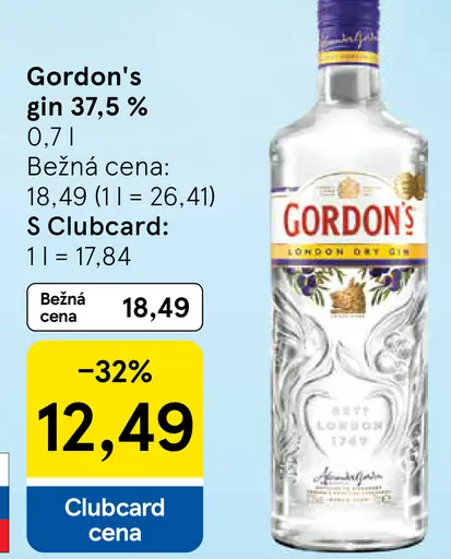 Gordon's gin 37,5 %