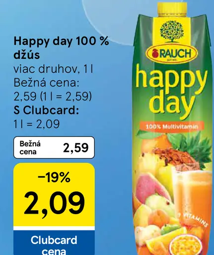Happy Day 100% džús