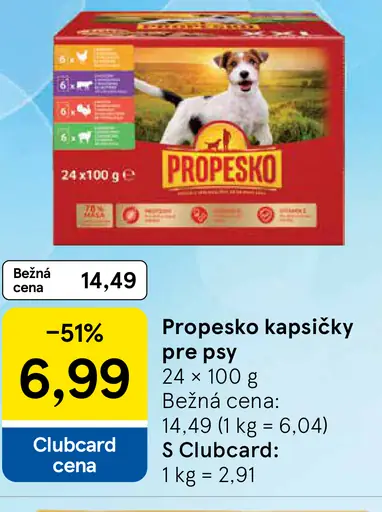 Propesko kapsičky pre psy