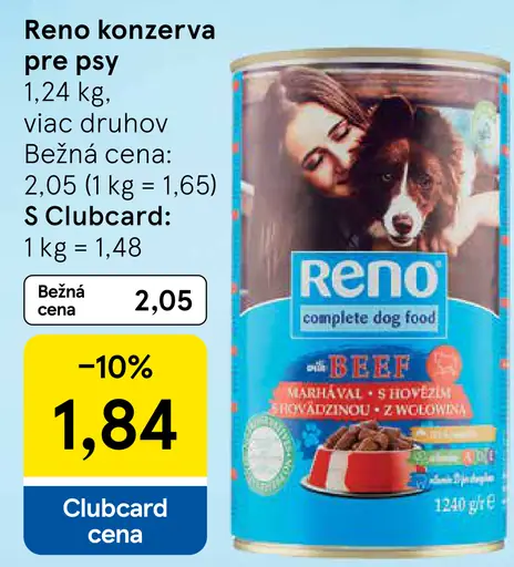 Reno konzerva pre psy