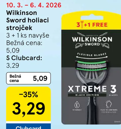 Wilkinson Sword holiaci strojček 3 + 1 ks