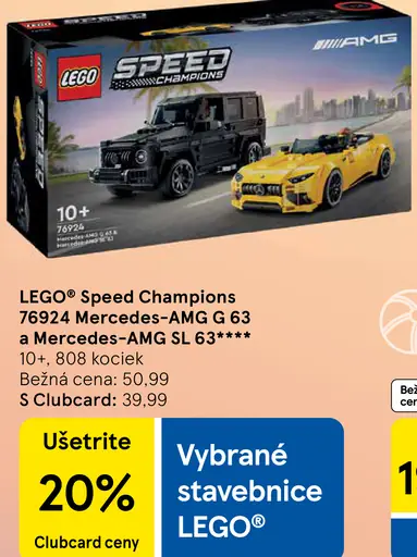 LEGO Speed Champions 76924 Mercedes-AMG G 63 a Mercedes-AMG SL 63 stavebnica