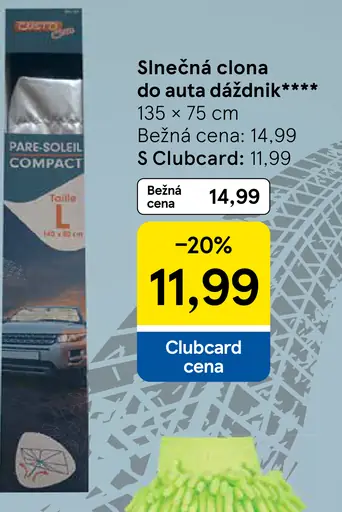 Slnečná clona do auta dáždnik