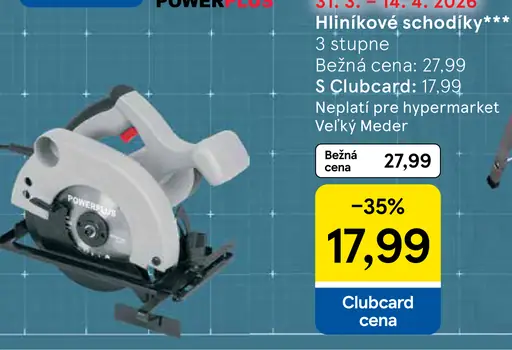 Hliníkové schodíky 3 stupne