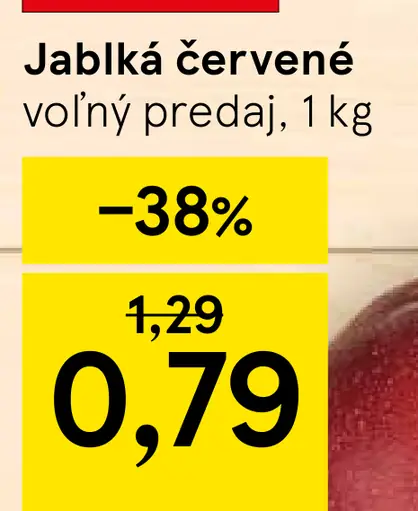 Červené jablká