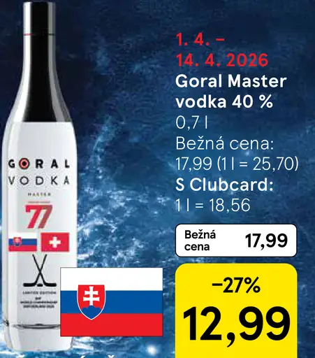 Goral Master vodka 40%