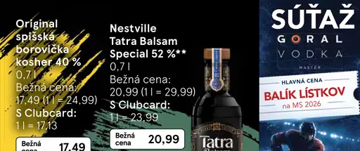 Original Spišská borovička Kosher 40%