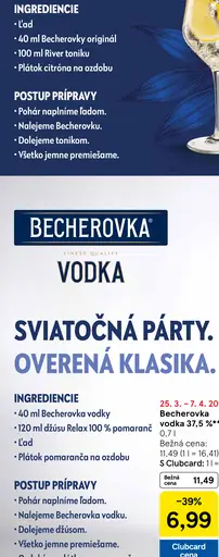Becherovka vodka 37.5%