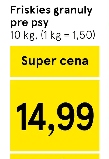 Friskies granuly pre psy