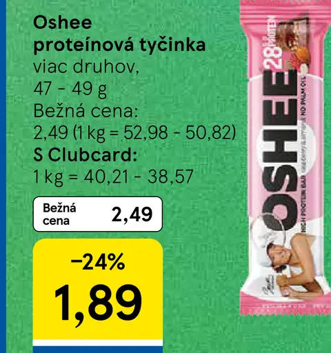 Oshee Proteinová tyčinka