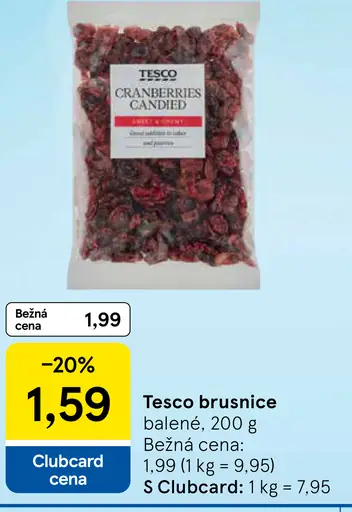 Tesco brusnice