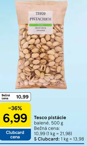 Tesco pistácie