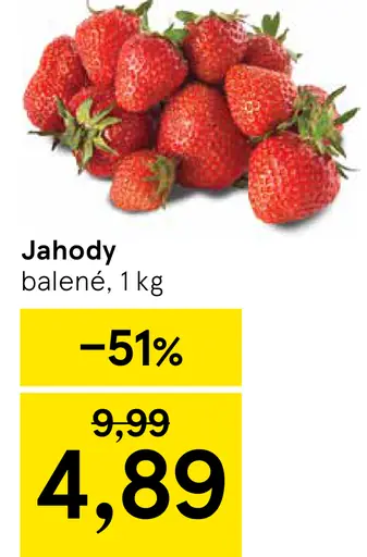 Jahody balené