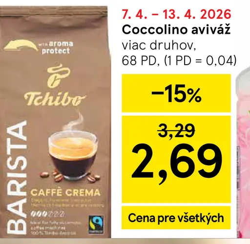 Tchibo Barista pražená zrnková káva