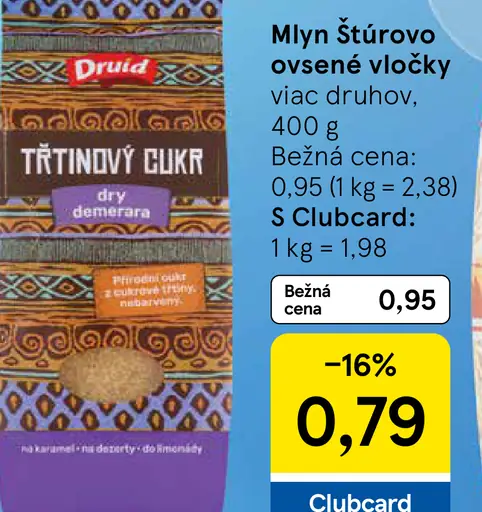 Mlyň Štúrovo ovsené vločky