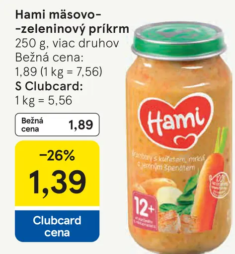 Hami mäsovo-zeleninový príkrm