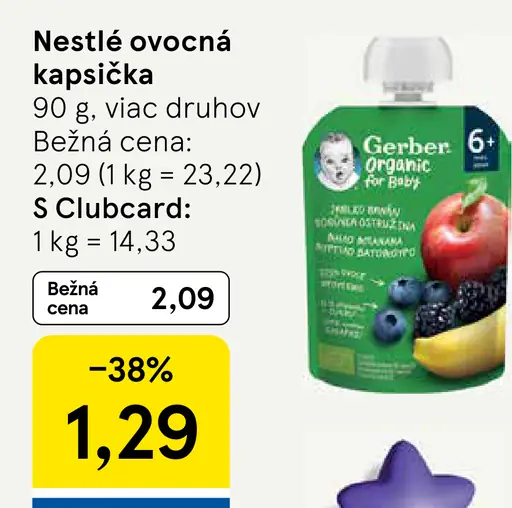 Nestlé ovocná kapsička