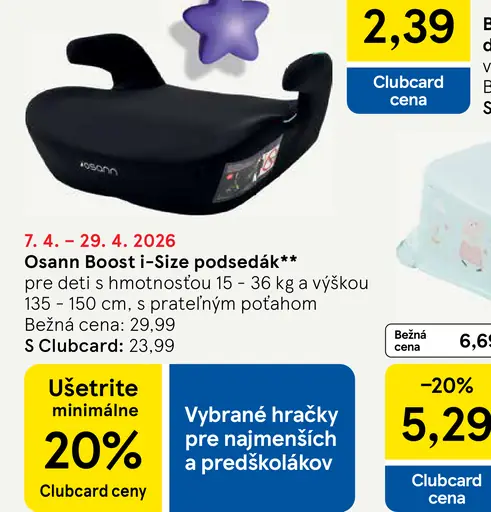 Osann Boost i-Size podsedák pre deti