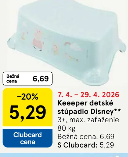 Keeeper detské stúpadlo Disney