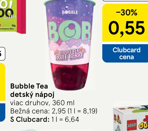 Bubble Tea detský nápoj
