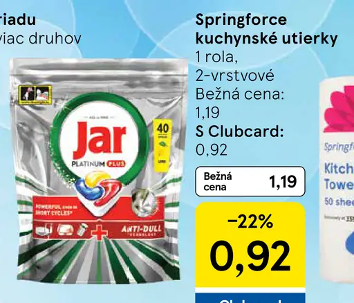 Jar kapsuly do umývačky riadu