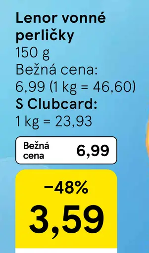 Lenor vonné perličky