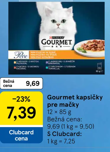 Gourmet kapsičky pre mačky