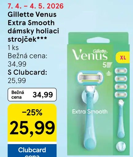 Gillette Venus Extra Smooth dámsky holiaci strojček
