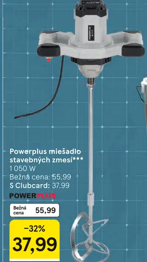 Powerplus miešadlo stavebných zmesí 1050 W