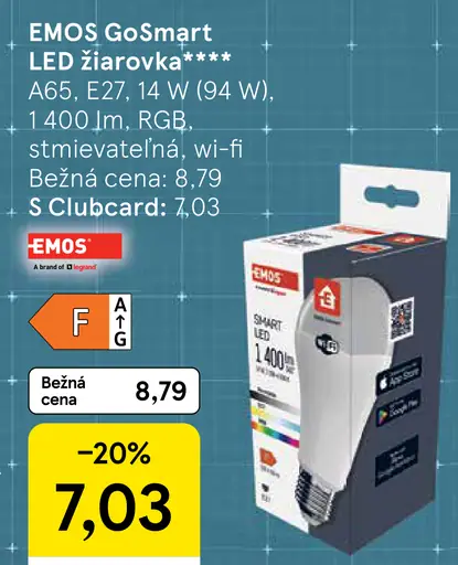 Emos GoSmart LED žiarovka