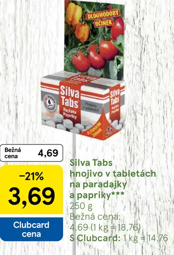 Silva Tabs hnojivo v tabletkách na paradajky a papriky